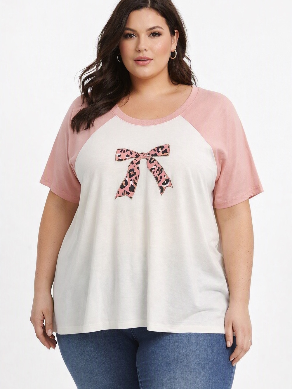 5/$25 Carisma Ribbed Raglan Tee Size 3X